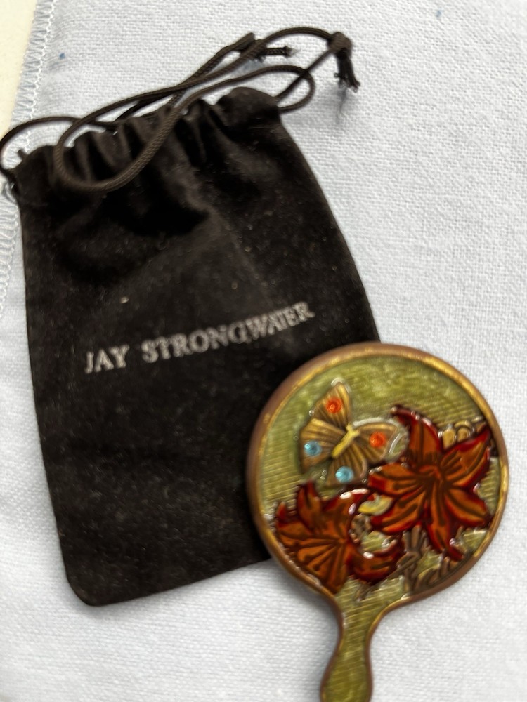 Jay Strongwater tiny hand mirror