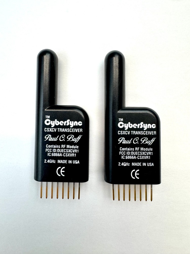 Two (2) Paul C Buff CyberSync CSXCV Transceivers  TESTED! FREE SHIPPING