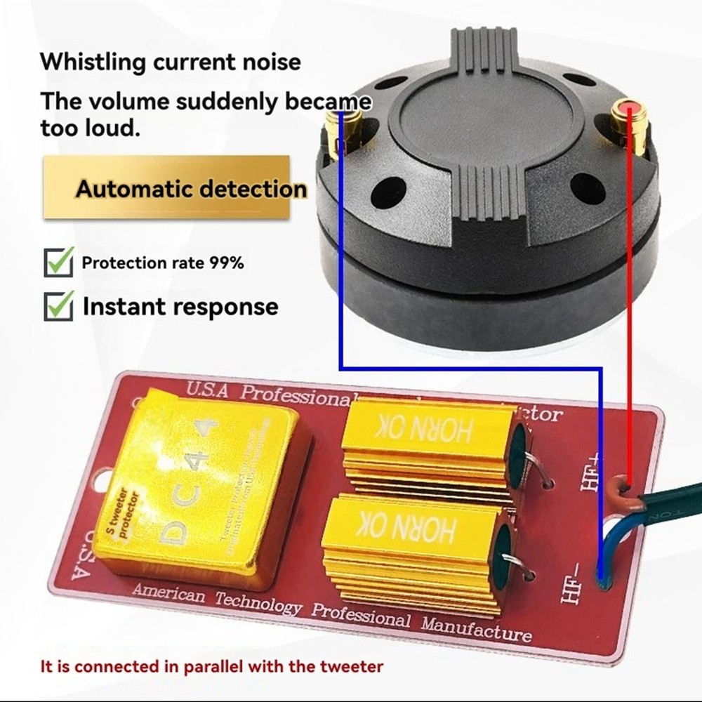 High Frequency Speaker Board Professional -Burn Protector Crossover7608