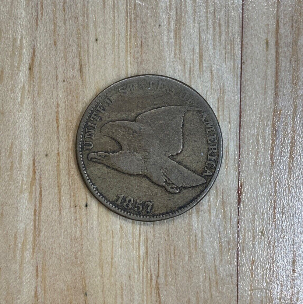 1857 Flying Eagle Penny Cent- nice starter coin