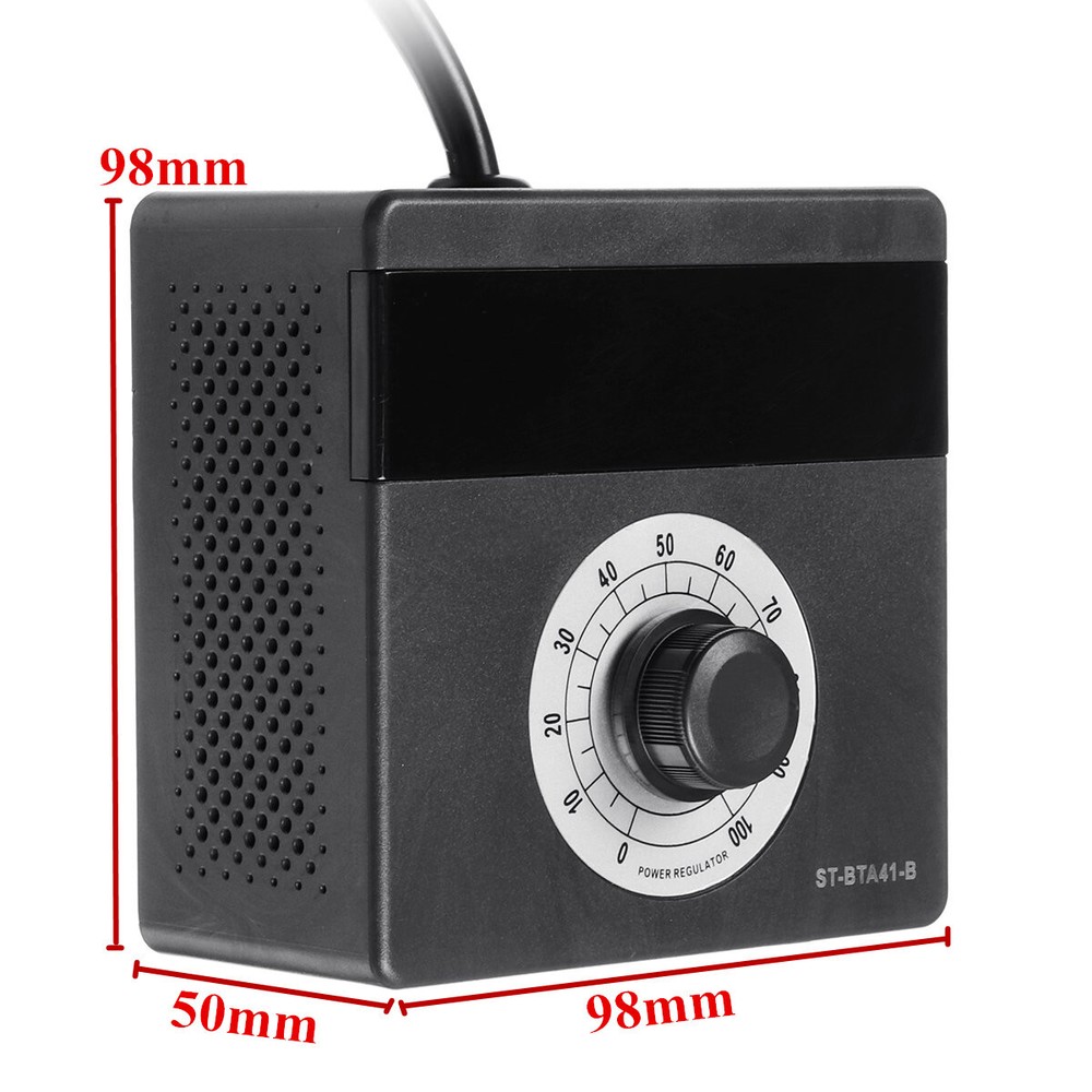 AC 220V 4000W Variable Voltage Regulator Speed Motor Fan Control Regulator