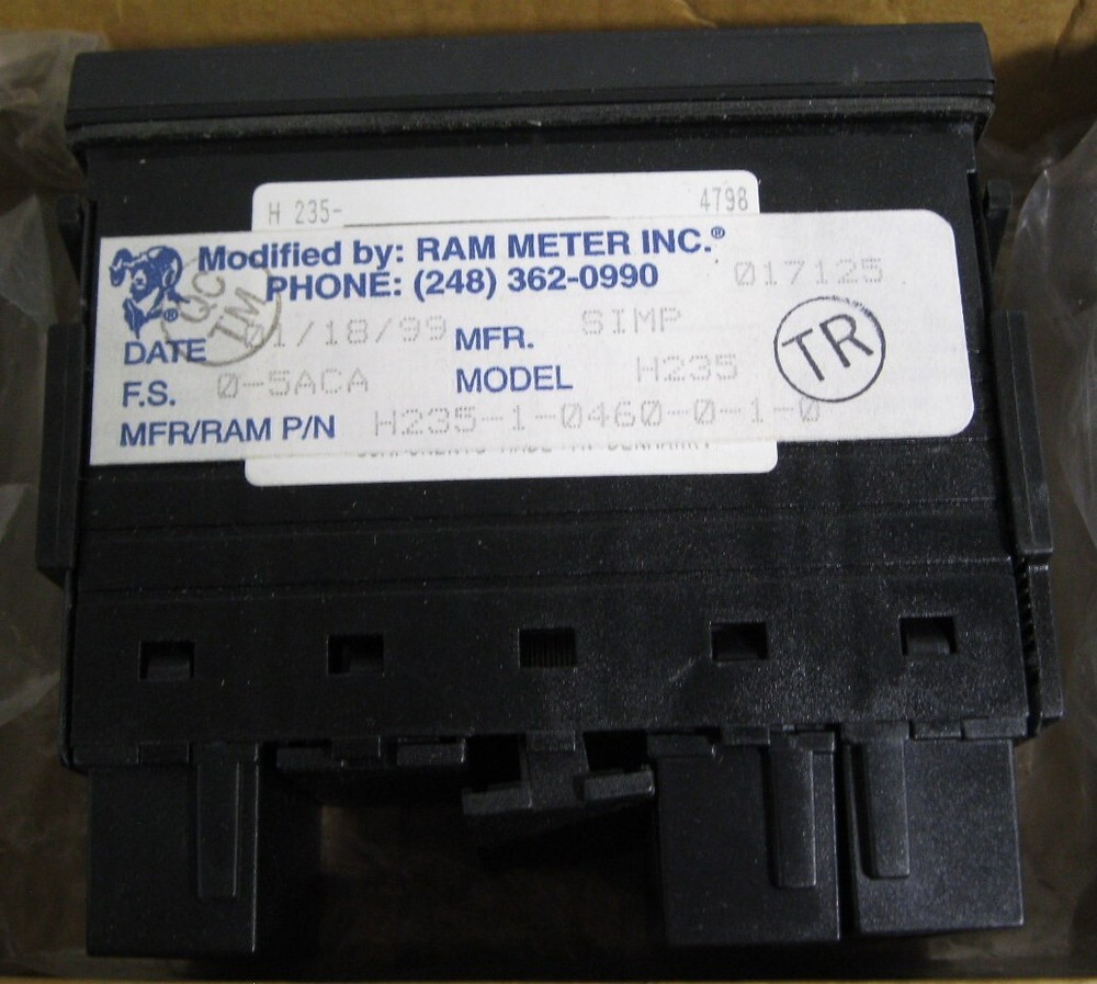 Simpson Ram Meter H235