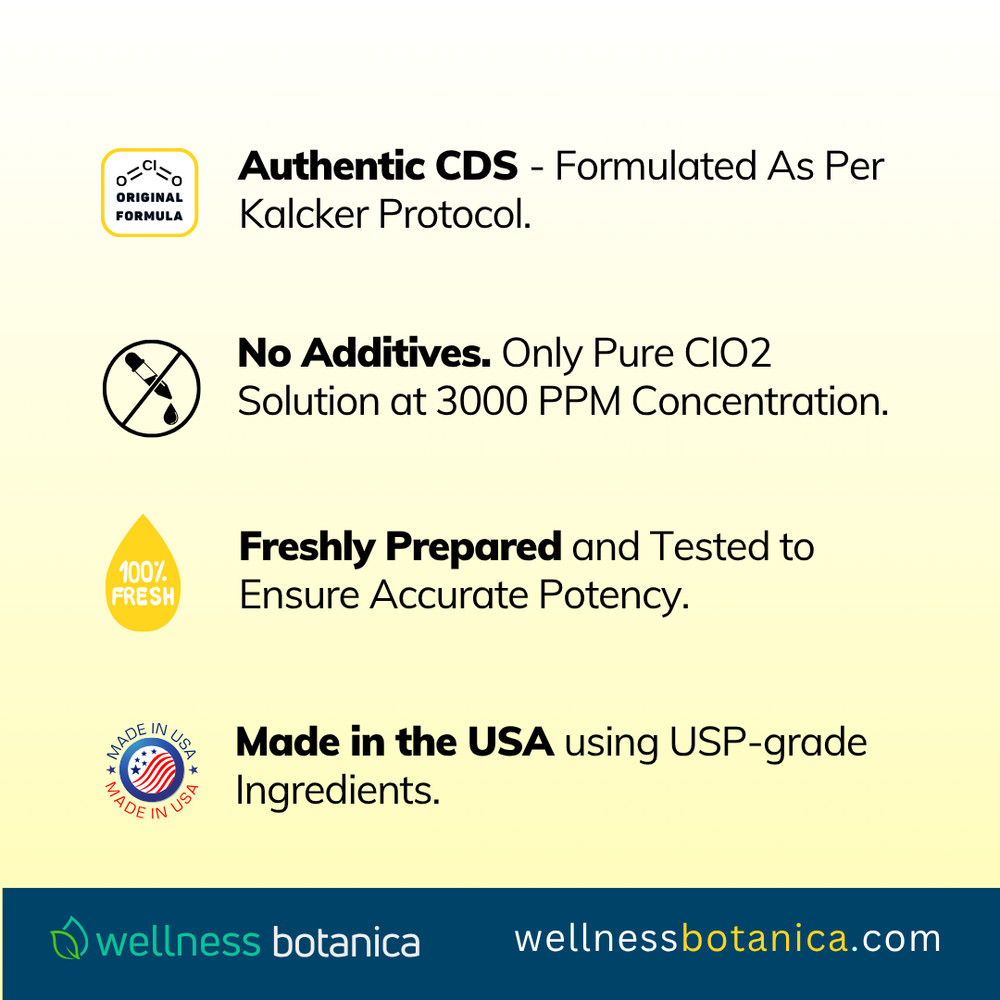 CDS Water Purification - 8.4oz 250ml - Ready to Use Solution