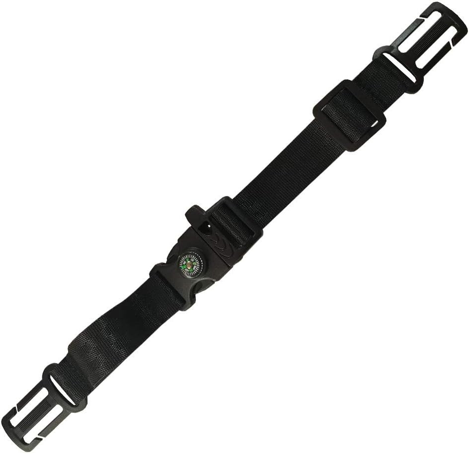 [2 Pack Backpack Chest Strap Heavy Duty Adjustable Backpack Sternum Strap Chest