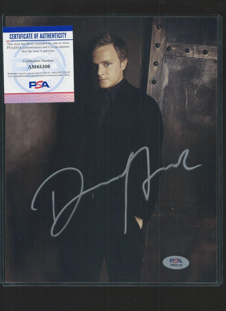David Anders Signed Color Photo PSA Authenticated COA/LOA