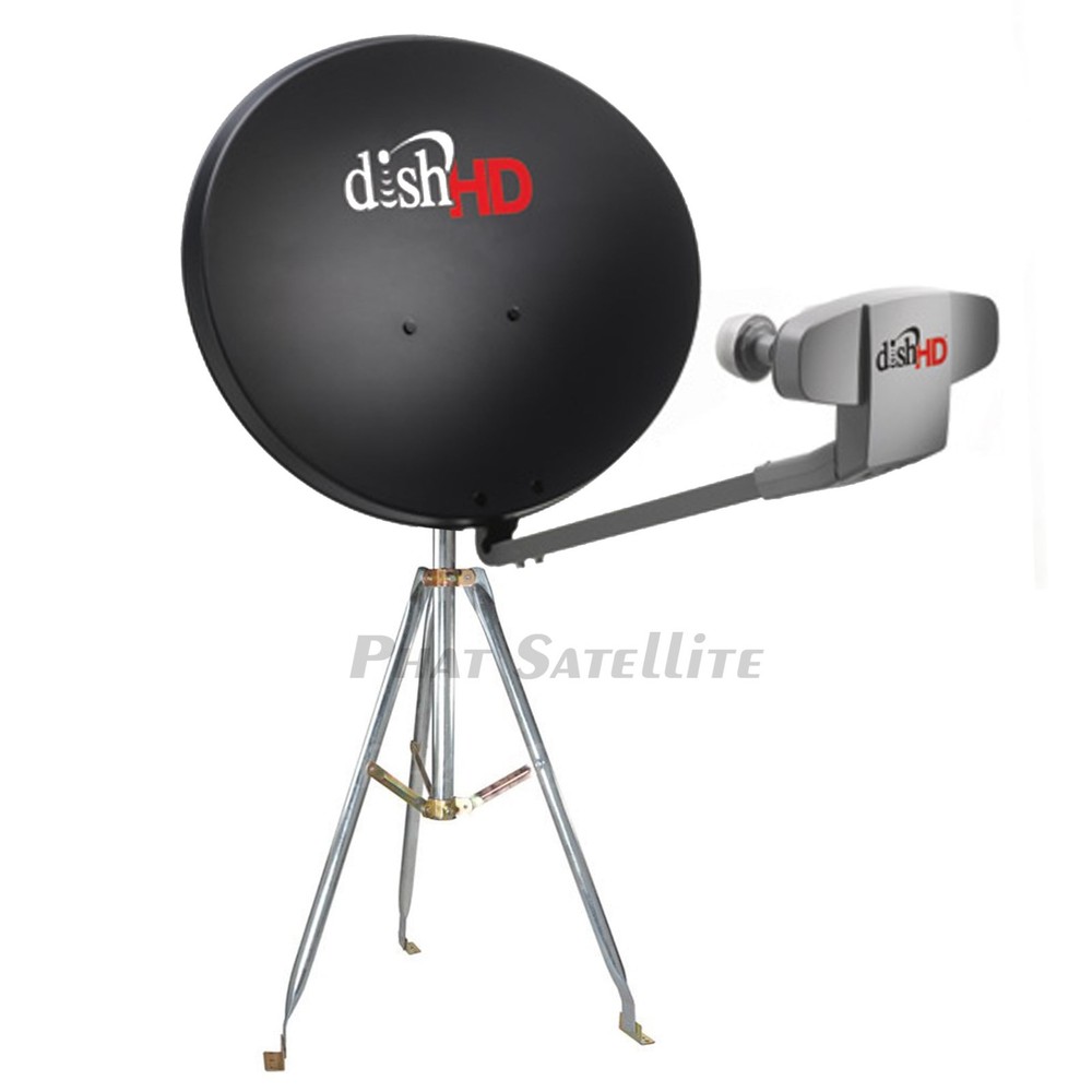 DISH Network 1000.2 HD Satellite DISH Antenna CAMPING COMPLETE MOBILE TRIPOD SET