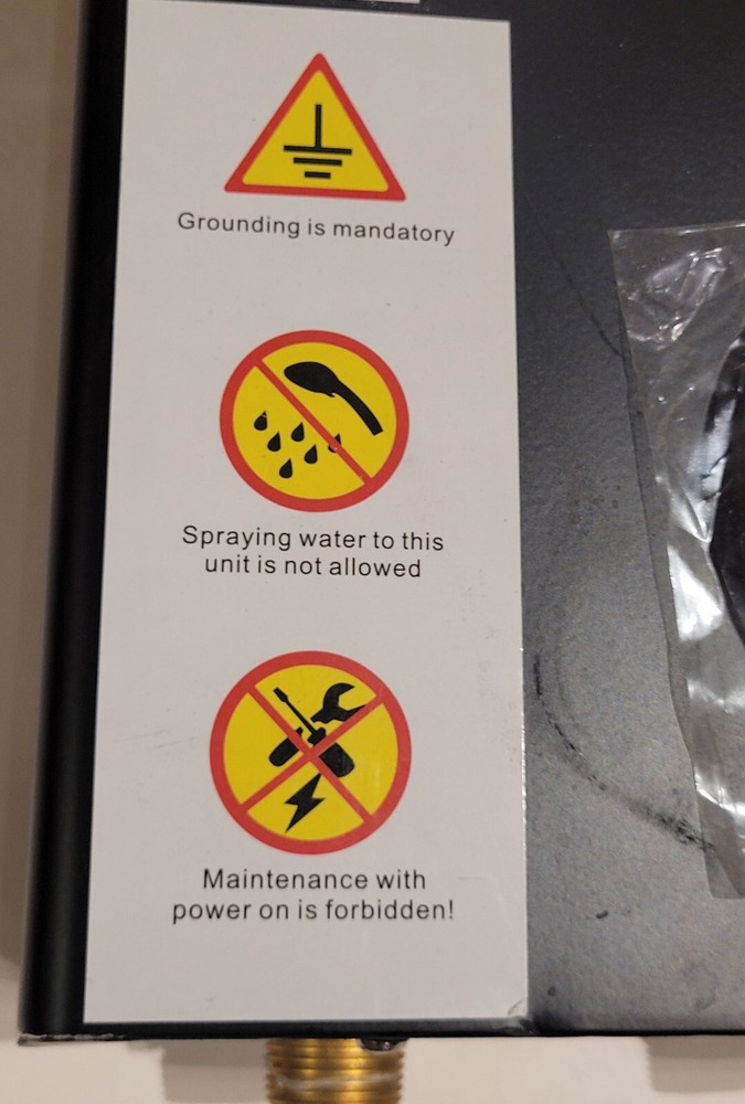 COTOUCH Electric Tankless Water Heater ECO180B 18kW Max Amp 75 Free Shipping!!