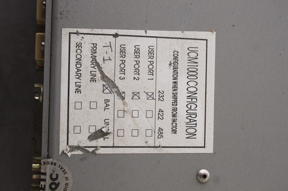 ENERDYNE ADVS DEC1000R5 COMPRESSED VIDEO DECODER w/ 4 MODULE CARDS