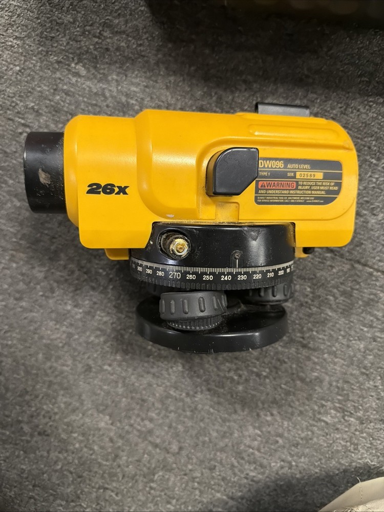 DEWALT DW096 Magnification Automatic Optical Level (untested)
