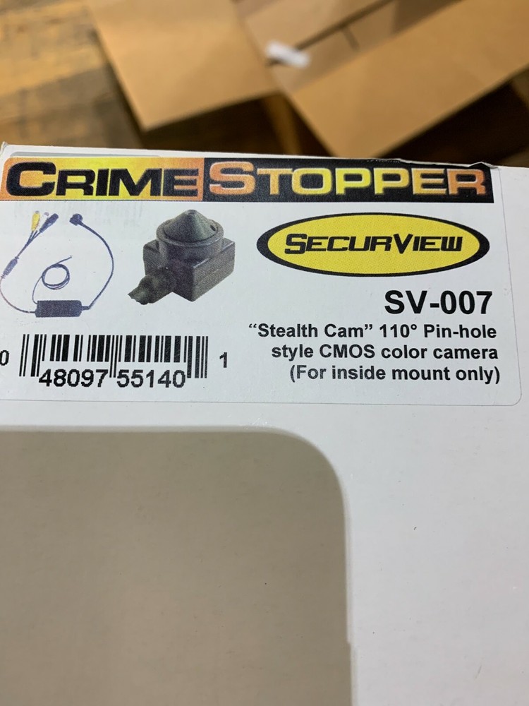 Crime Stopper SV-007 Pinhole CCTV Camera