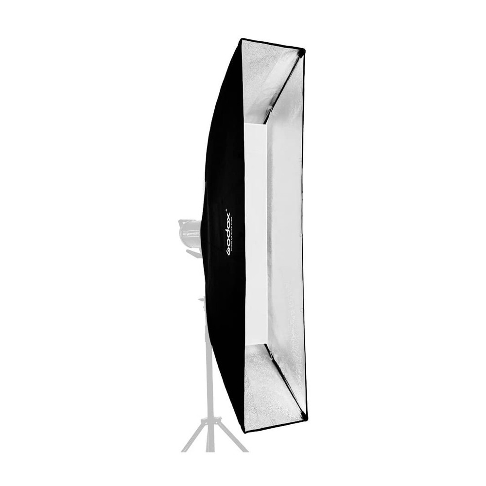 Godox 35x160cm Rectangle Bowens Mount Strip Softbox Grid For Strobe Flash Light