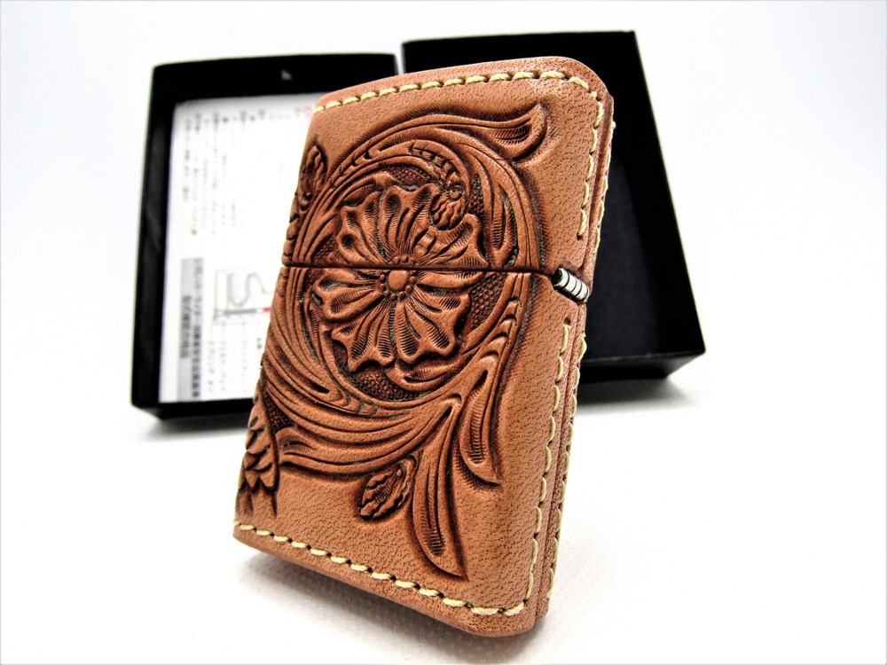Owl Arabesque Full Leather ZIPPO 2011 Mint Rare