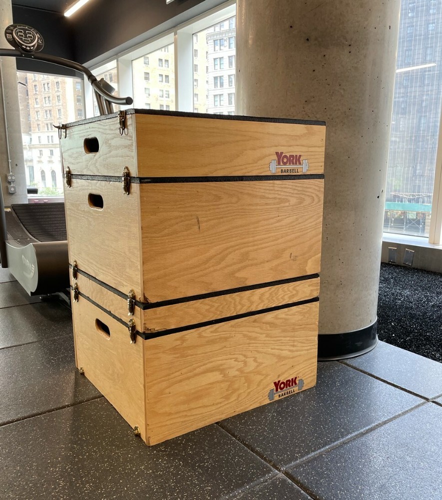 YORK BARBELL STACKABLE PLYO BOX - 2 FULL STACKS 