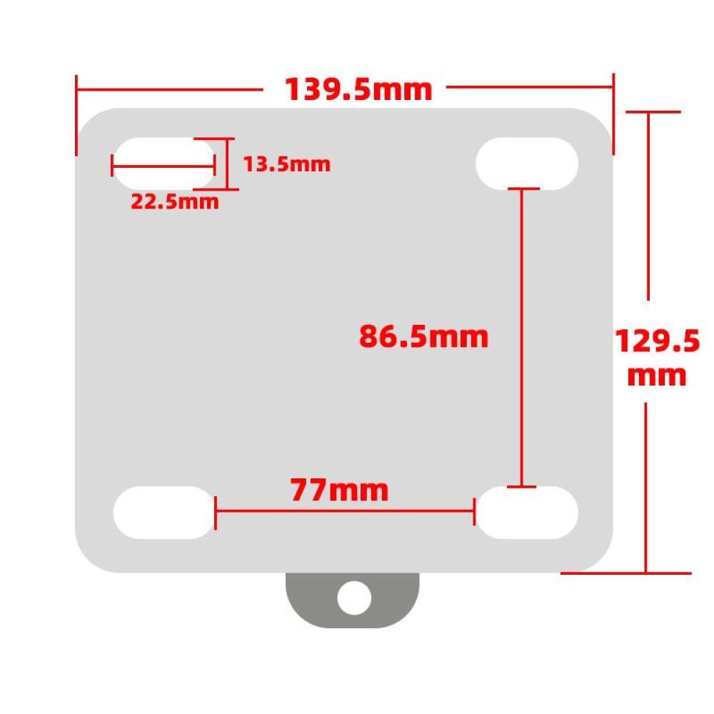 Adjustable 4" Tall Boat Trailer Winch Stand with Roller, Boat Trailer Winch Post