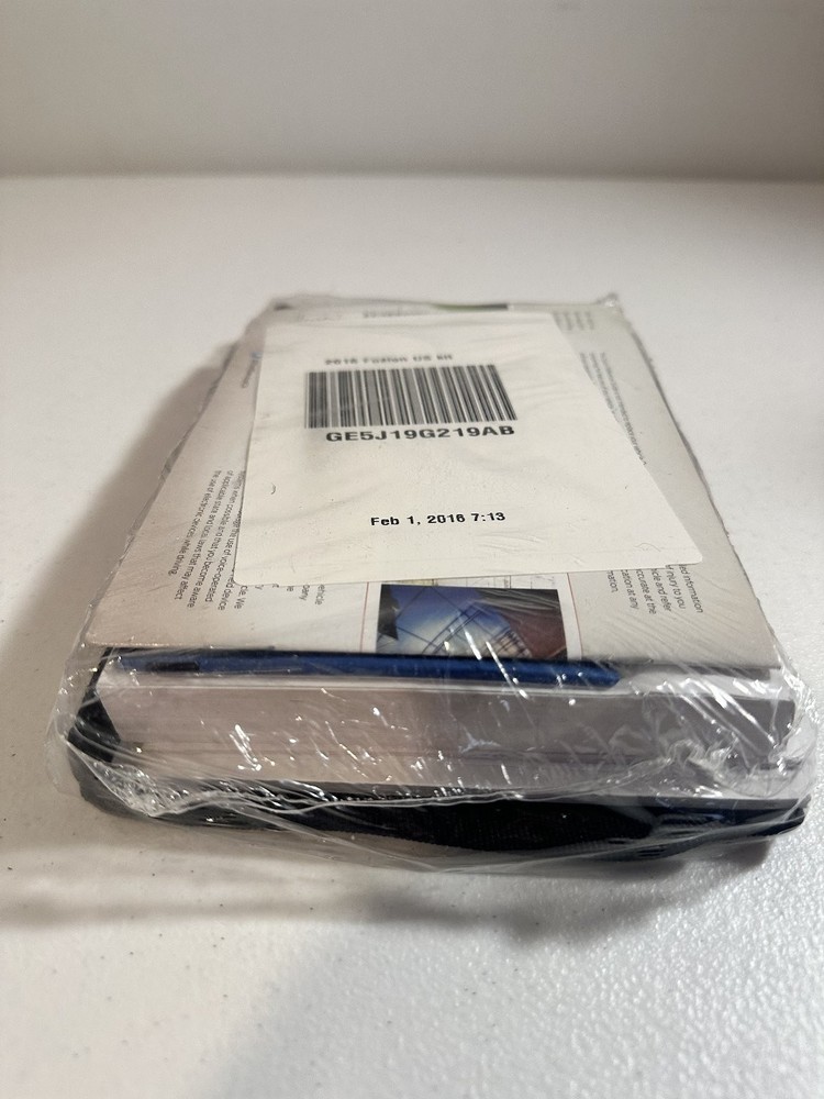 2016 Ford Fusion Owner's Manual Set