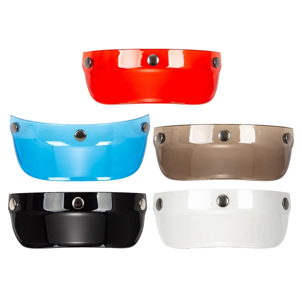 Motorcycle Peak Shield Retro Helmet Replacement & 3   Resistant