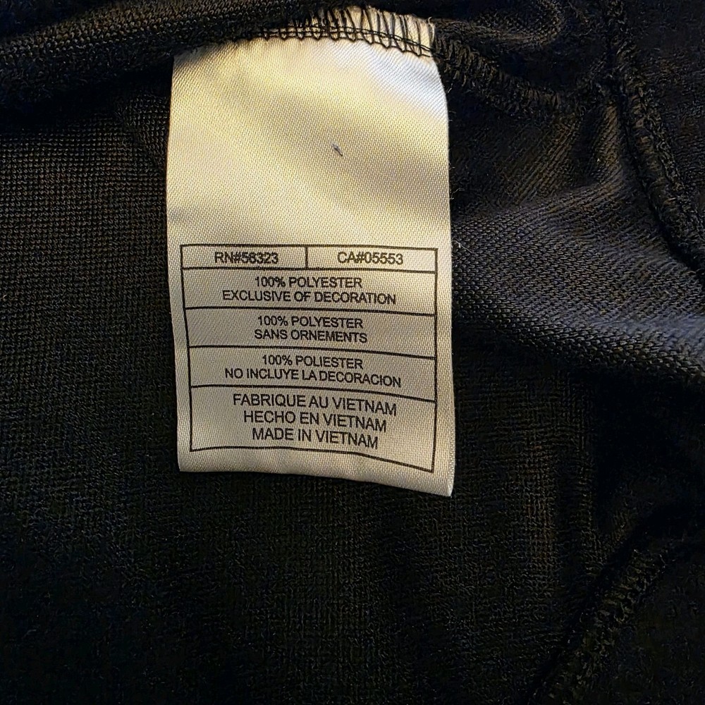 Nike Golf Vest Mens Large Black V-Neck Fit Dry Pullover Golf Layer L
