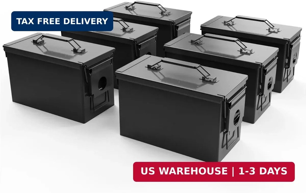 HARDROCK Metal Ammo Can, Ammo Box