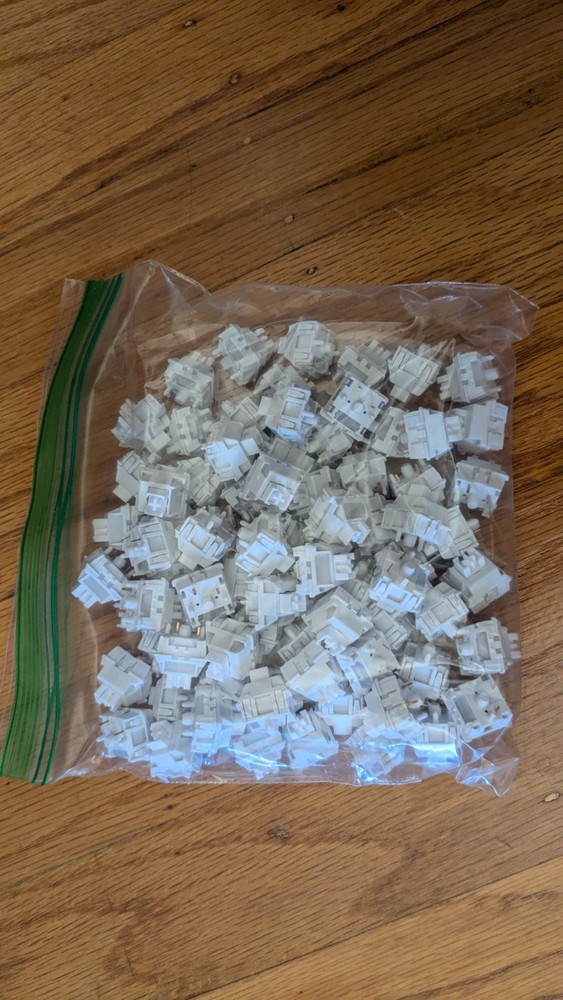 Mechanical Keyboard Switches Chosfox White Fox V1 Linear 80