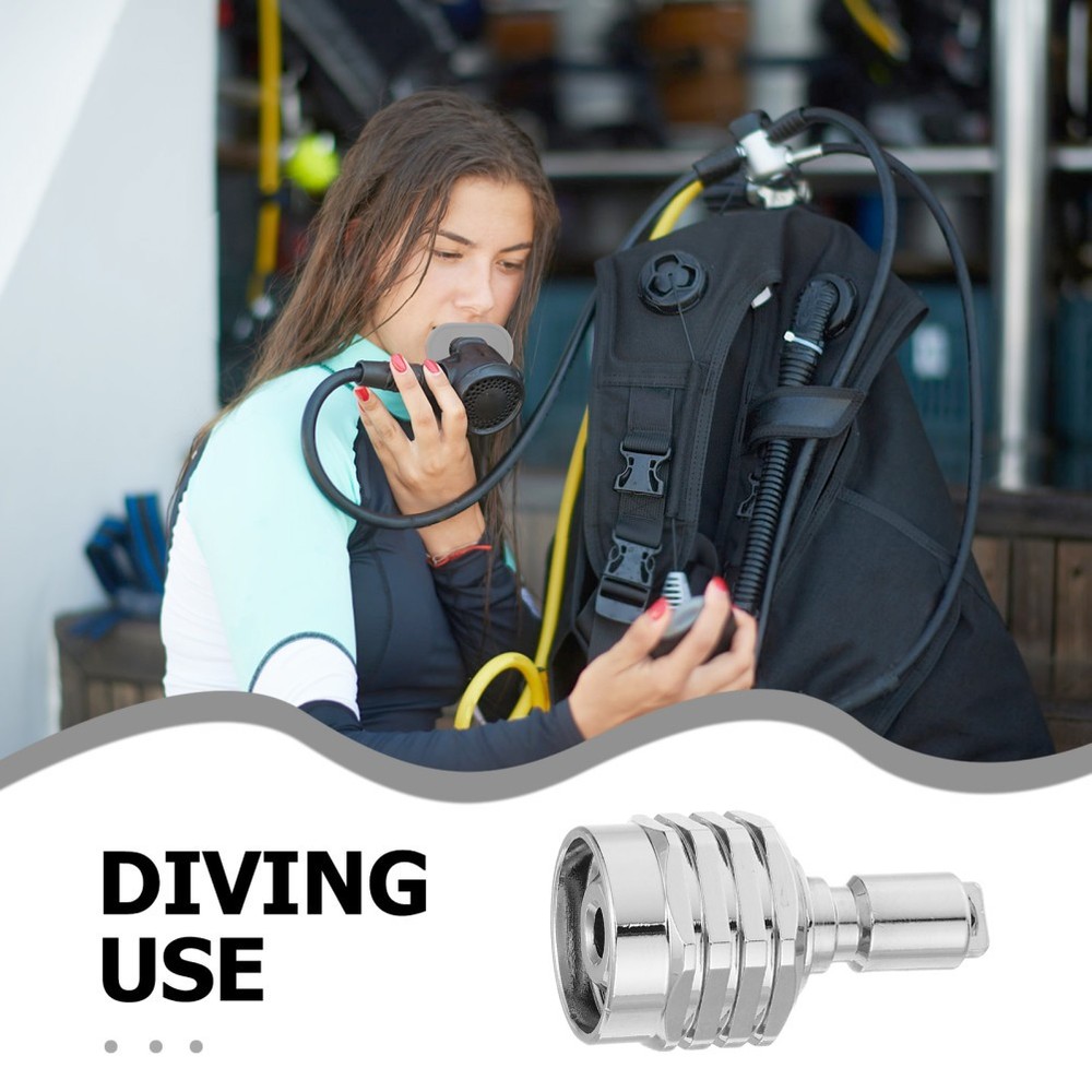 Quick Connector Scuba Diving Hose Fitting Adapter Copper 2nd