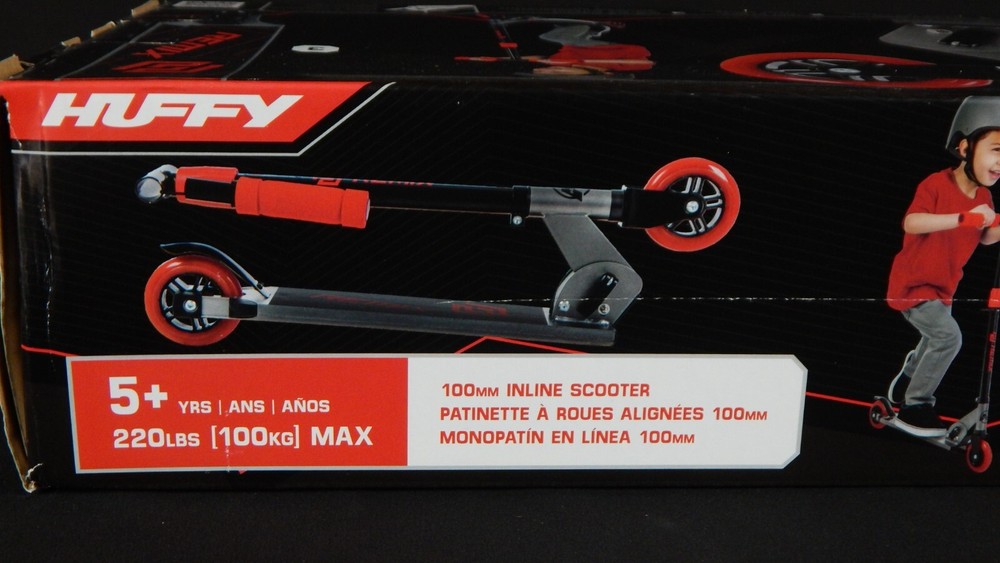 Huffy Inline Scooter 100mm 220 lbs 5+ Years Model 58203