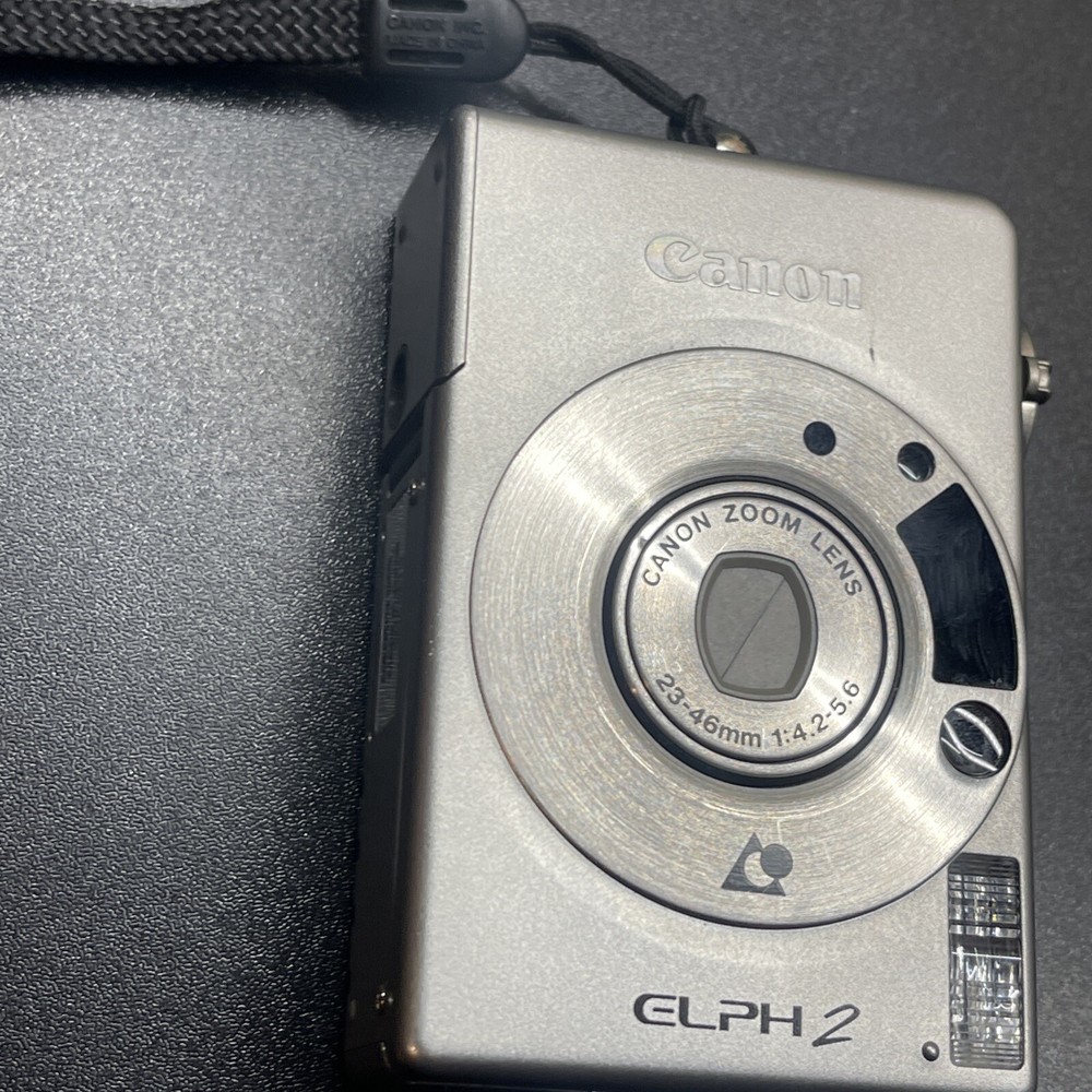 Canon PowerShot ELPH 2 Silver Compact Camera Partially Tested