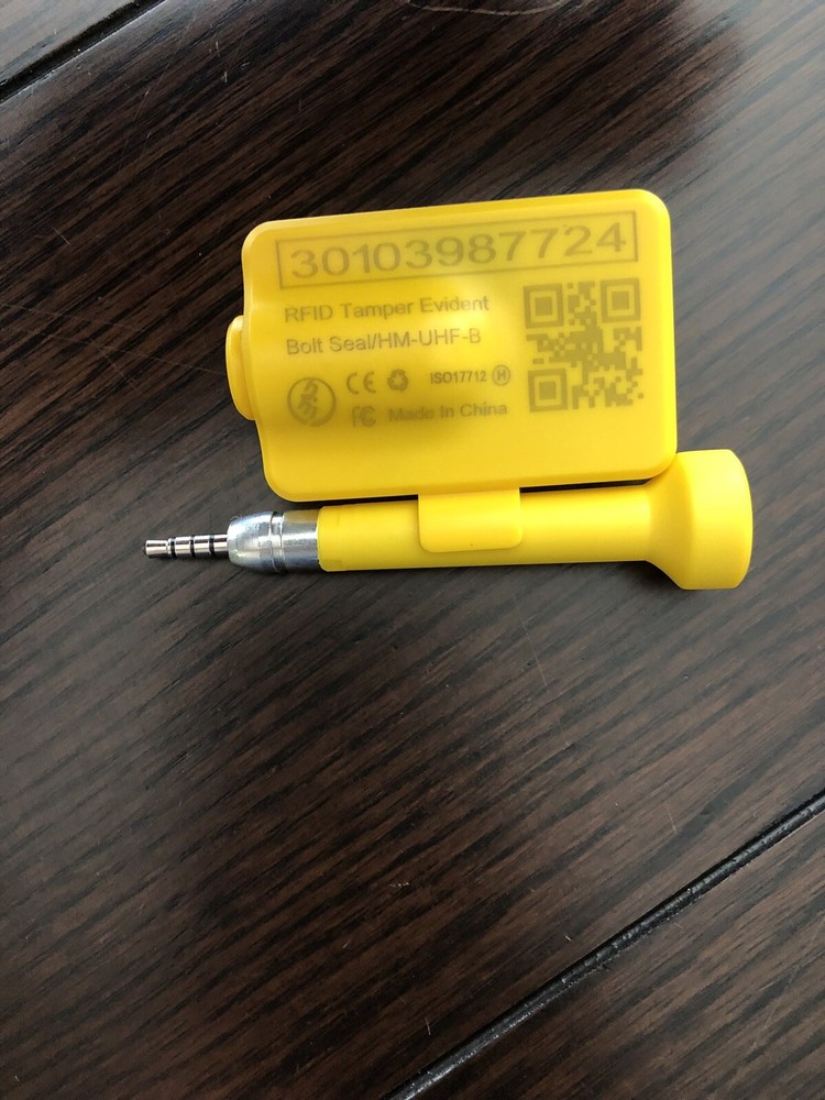 1 - New RFID Tamper Evident Bolt Seal Numbered