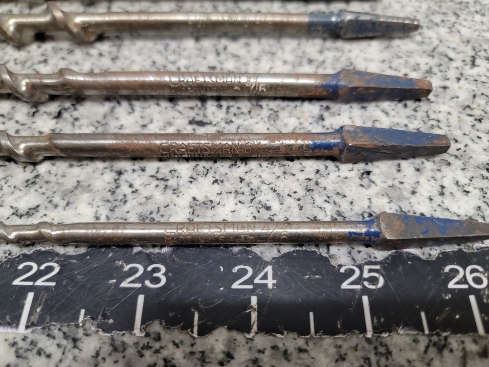 Vintage Craftsman 8-pc Auger Bit Set