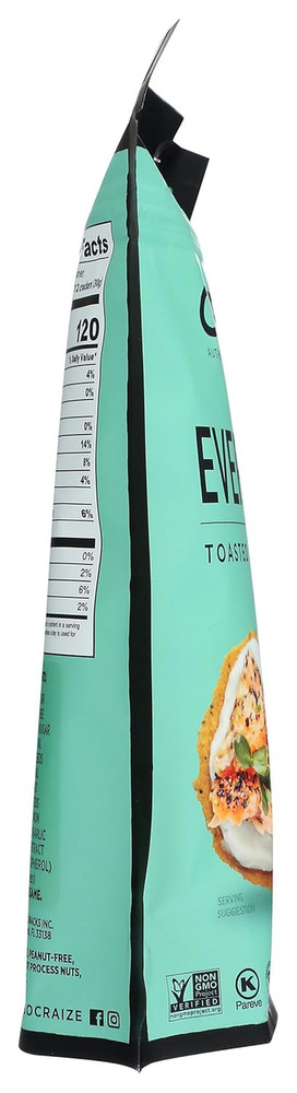 , Crackers Toasted Corn Everything, 4 Ounce
