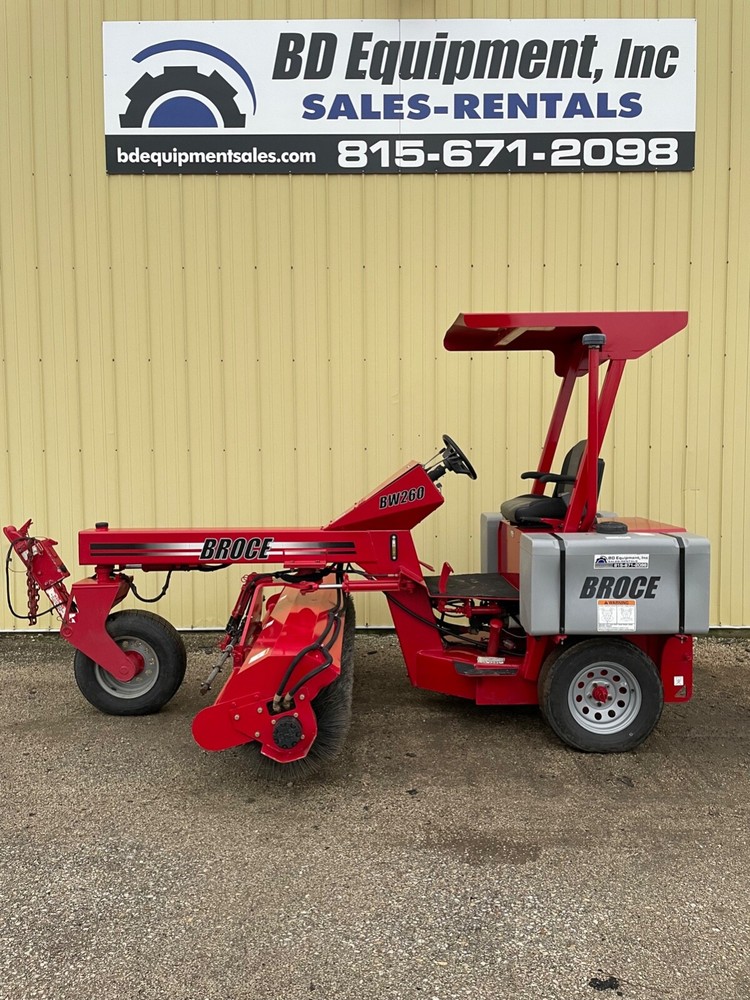 2017 Broce BW260 96" Ride On Towable Broom 95 Hours