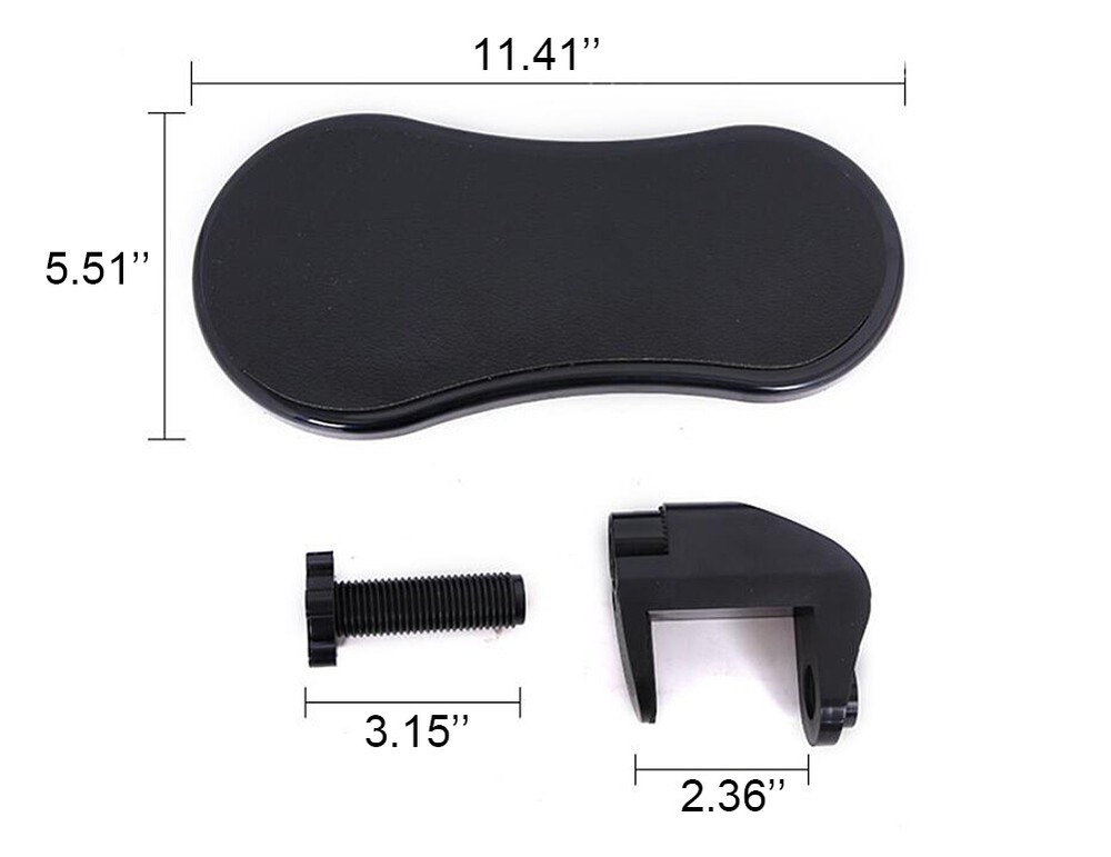 US Attachable Armrest Pad Desk Computer Table Arm Support Mouse Pads Arm Wrist