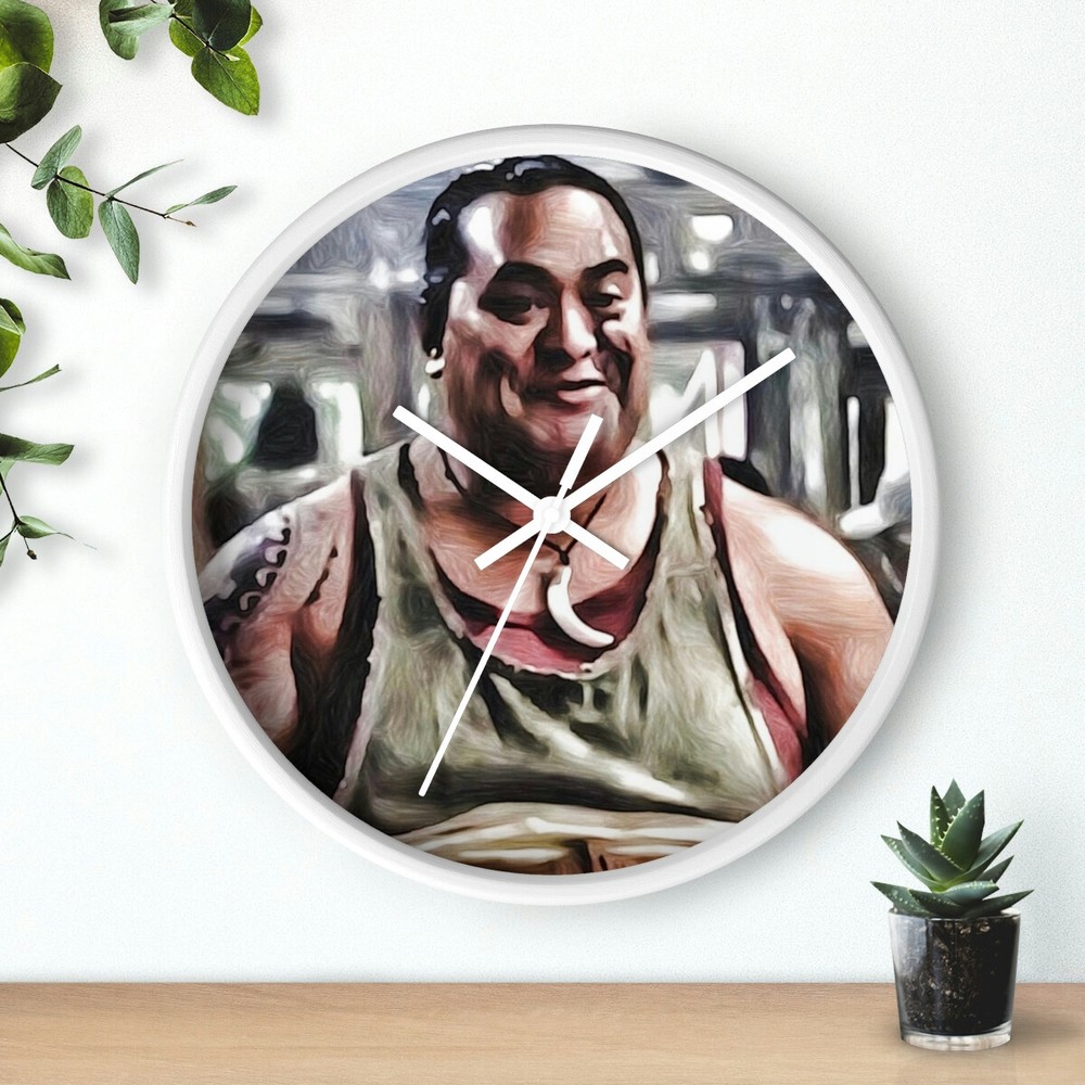Wall clock 50 Frist Dates ~ Nick ~ Tattoo Face