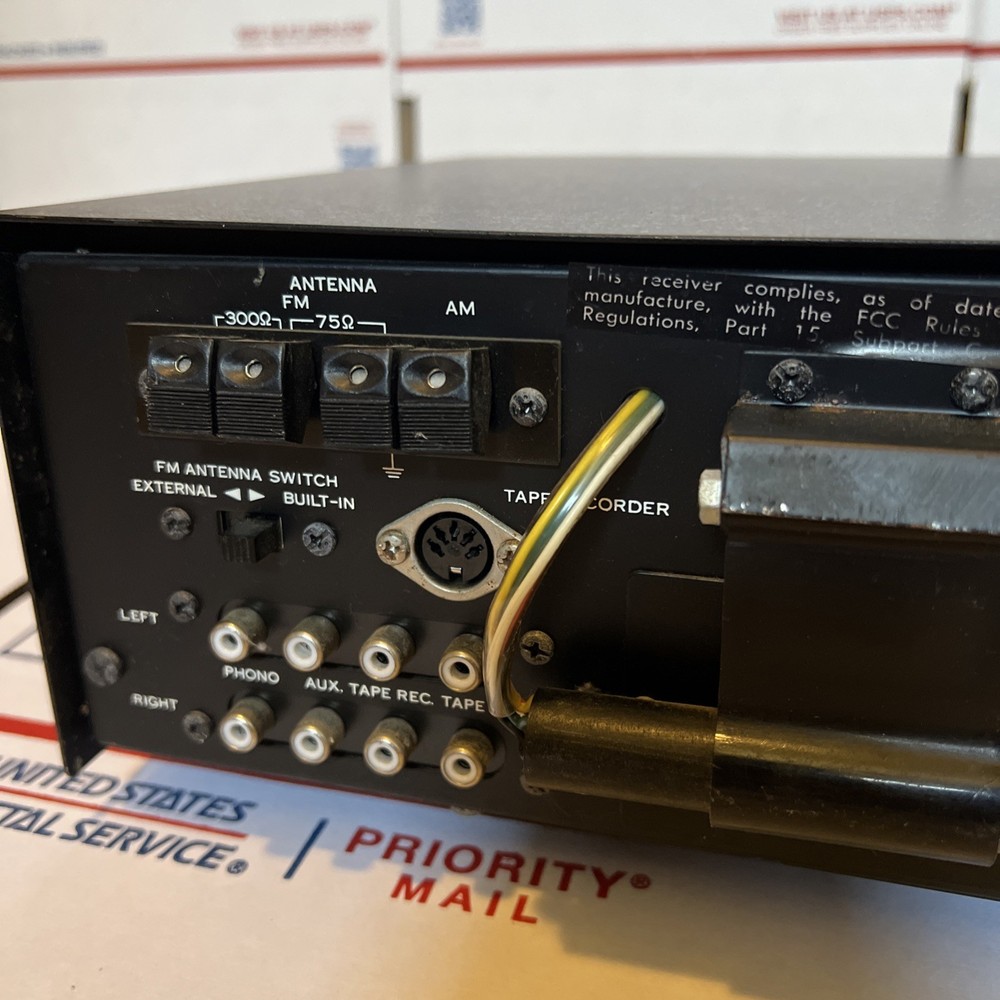 Sansui 300 Solid State AM/FM Tuner Amplifier W/Schematic - WORKS - WARRANTY