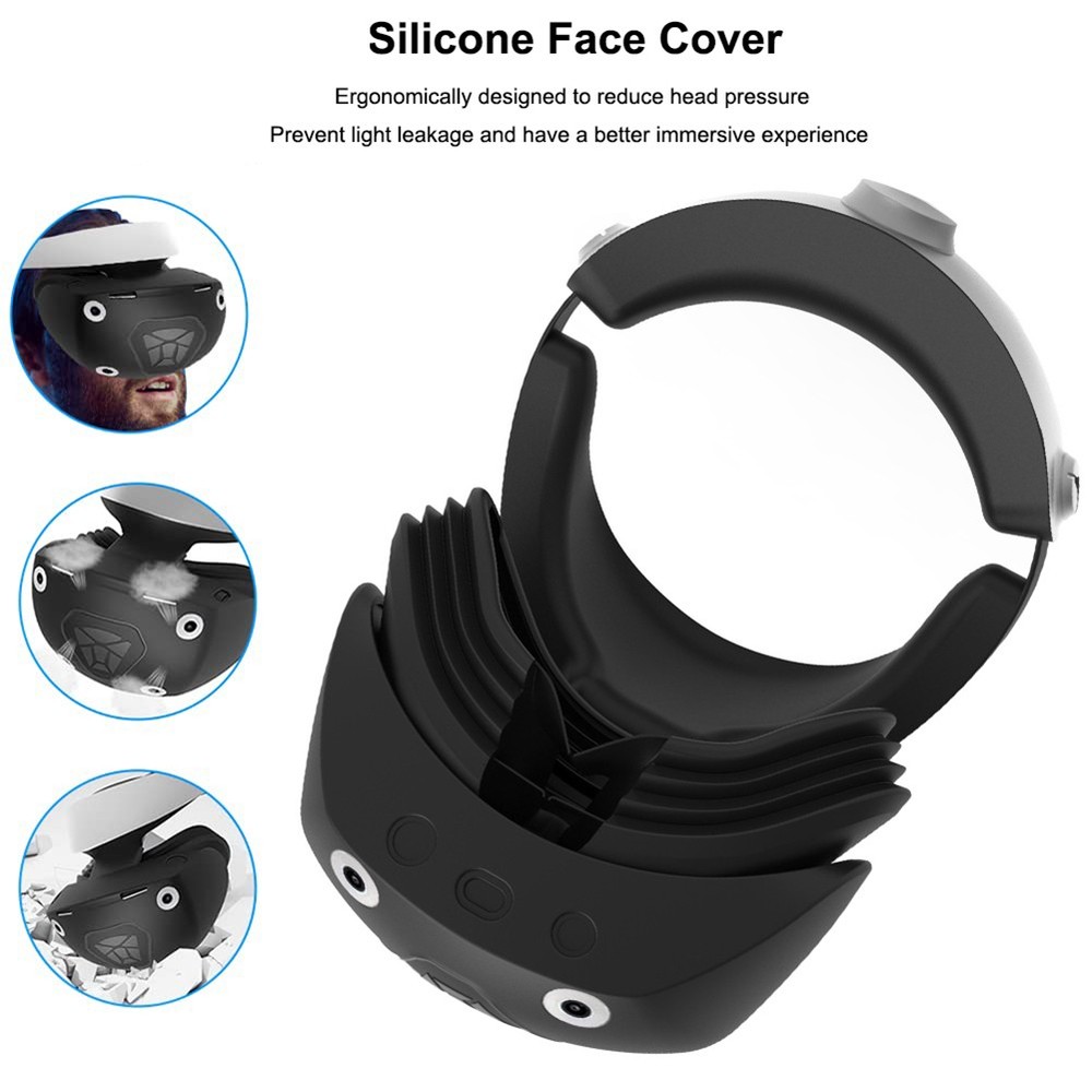 For PS VR2 Headset Silicone Protector Cover -Scratch Replacement Face2777