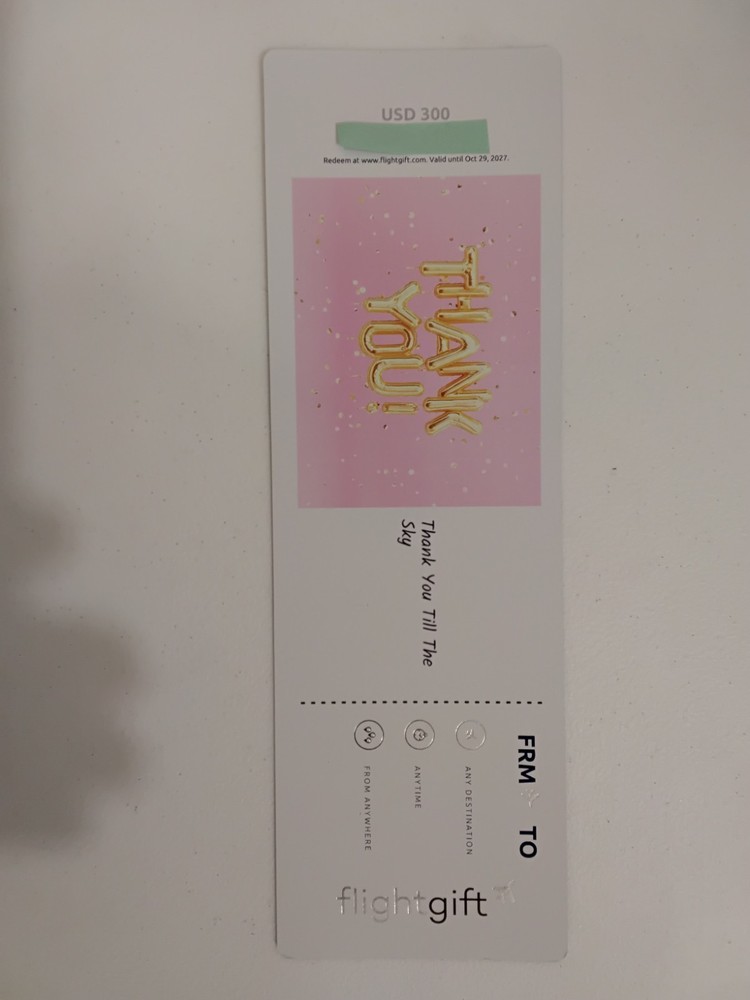 $300 TripGift gift card for $269.99