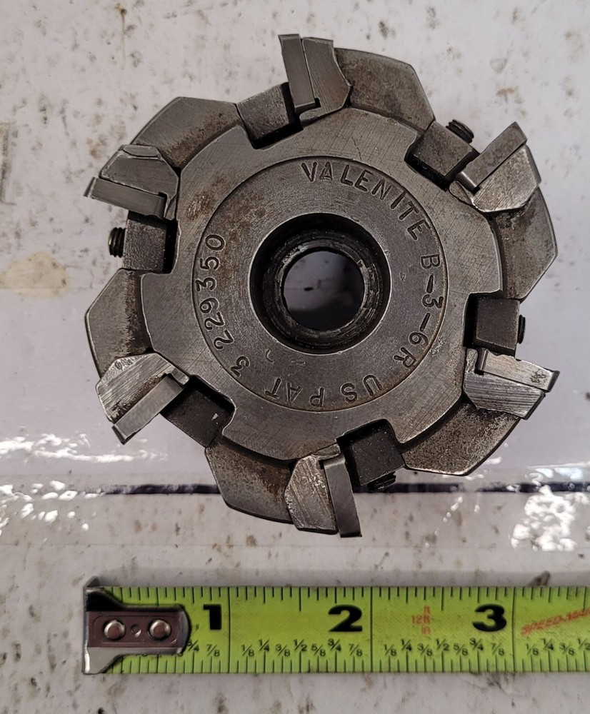 VALENITE INDEXABLE FACE MILL CUTTER B-3-6R