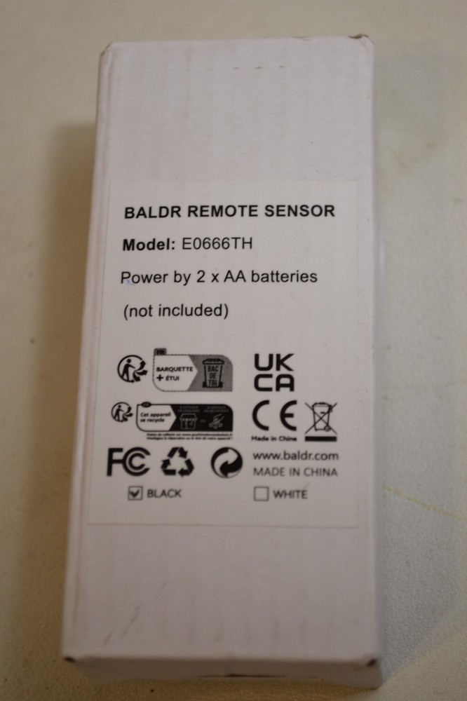 BALDR Remote Sensor Model: E0666TH