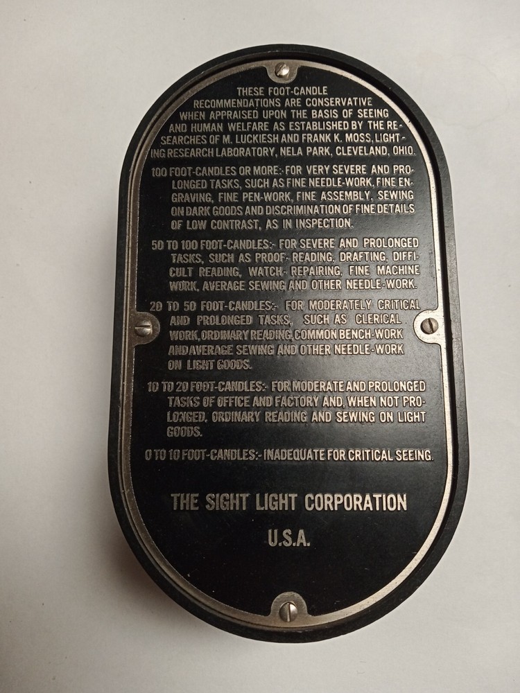 Sight Light Meter Model 703 Type 4