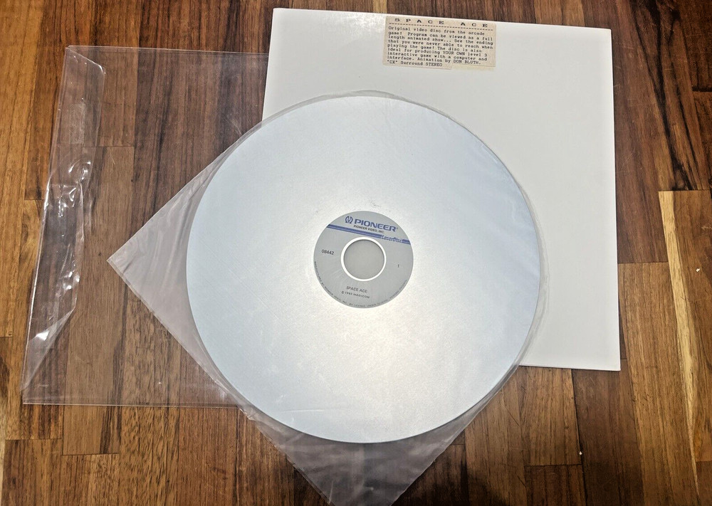 Rare 1983 Space Ace Laserdisc Don Bluth's Video Arcade Game