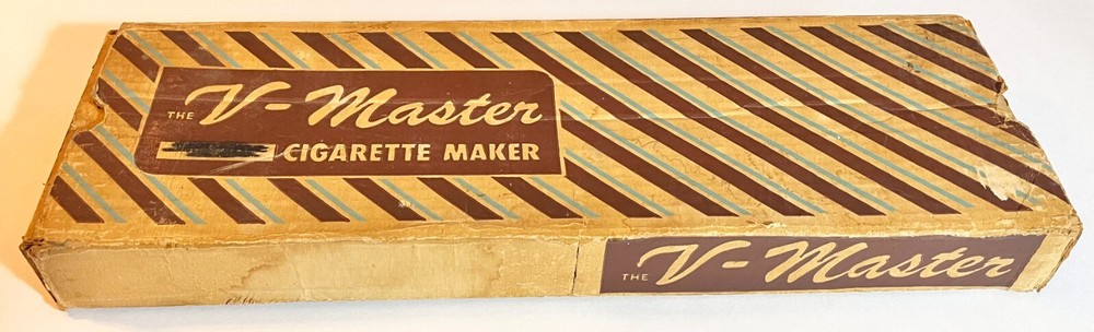THE V-MASTER ~ Vintage Cigarette Maker Roller w/ Bonus