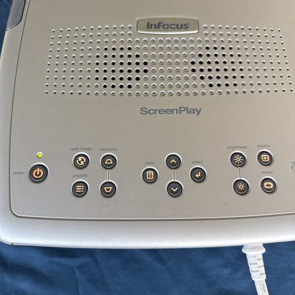 InFocus ScreenPlay 5000 HDTV-ready DLP Front Projector W/ Ceiling Mount Read