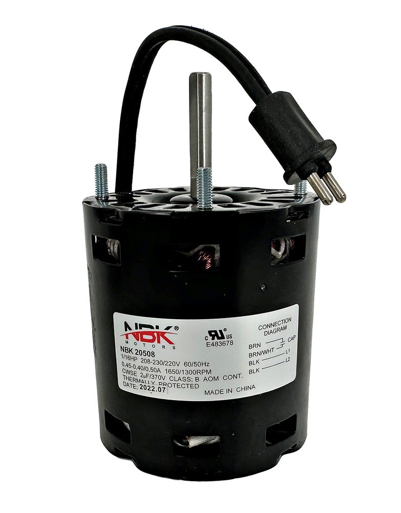 20508 For Fasco D1122 PSC 3.3″ Condenser Motor, 208-230V, 1/16 HP, 1650 RPM