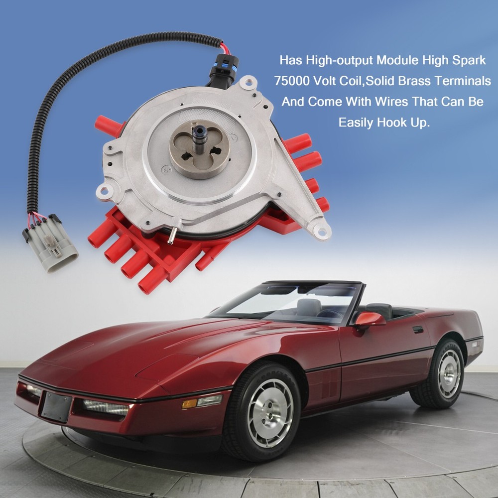 New Ignition Distributor & Harness For Optispark LT1 Chevy Camaro Corvet Caprice