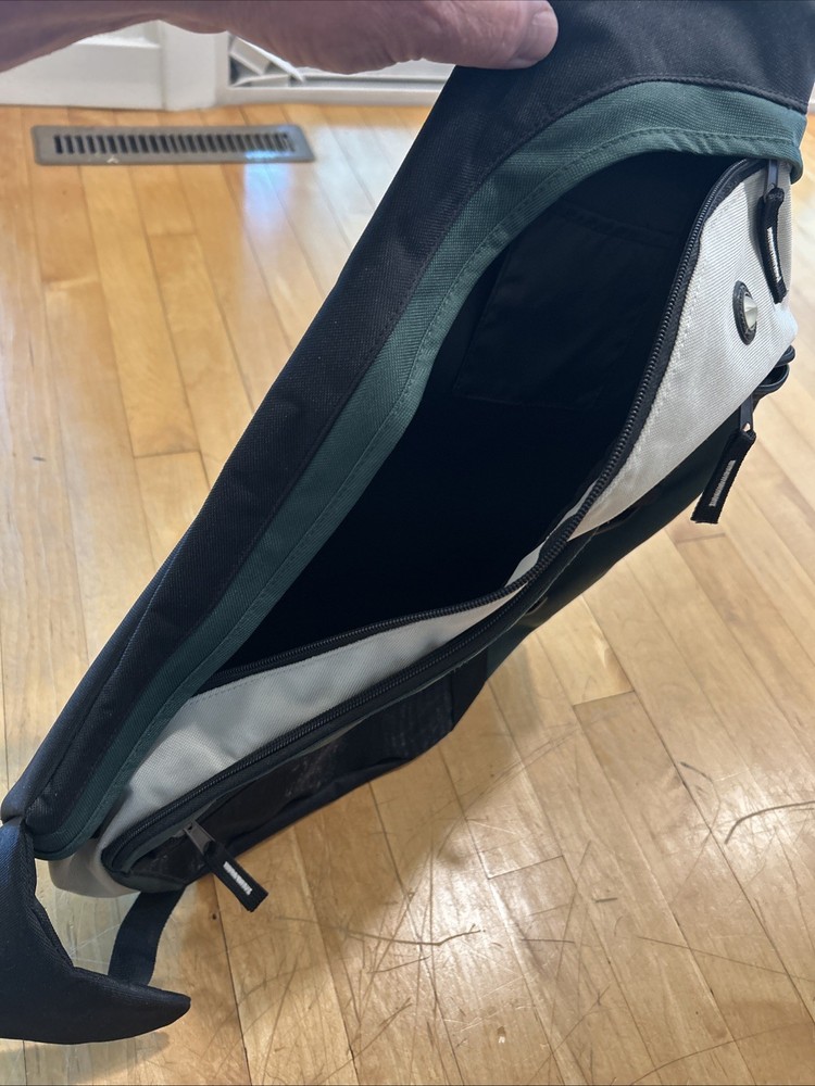 ARCO-BAG One Shoulder Single Strap Backpack Green/White/Black - NWT