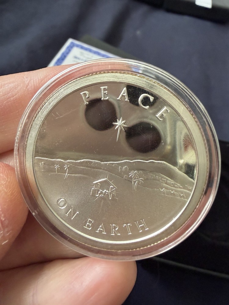 1 oz Silver Shield 2013 Proof Peace On Earth COA 500