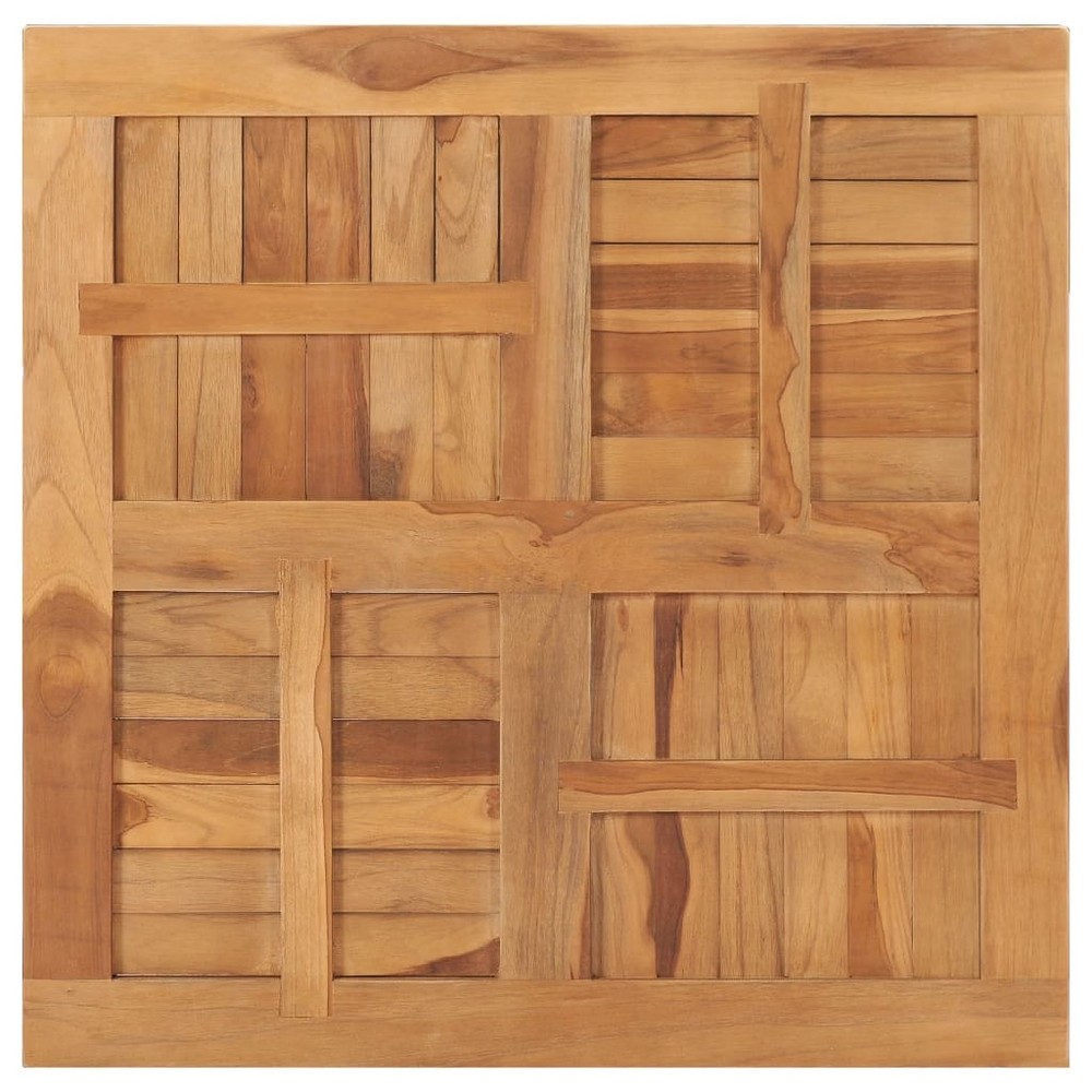 Table Top Teak Solid Teak Wood 31.5x31.5 in Durable Table Top