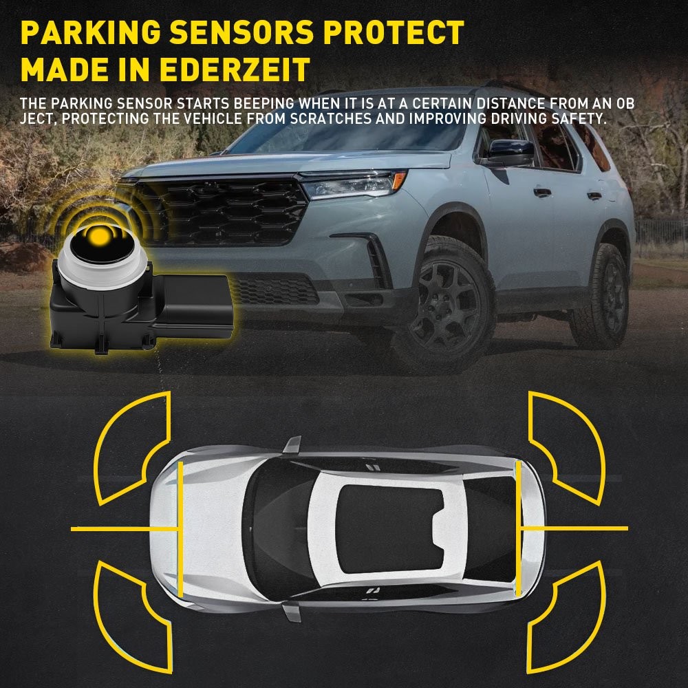 2PCS PDC Reverse Parking Sensor Front Rear Left Right For 2023-2025 Honda CR-V