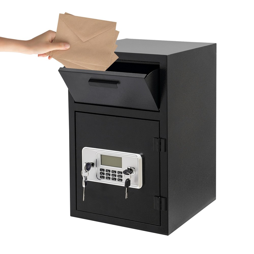 Mailbox Commercial Mail Drop Box with Lock Slot Secure Package Delivery Box