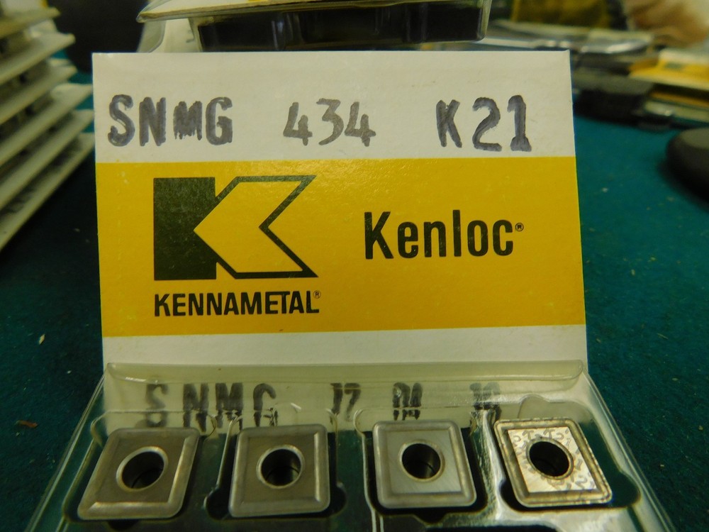 10 Kennametal SNMG 433 K21 Carbide Inserts