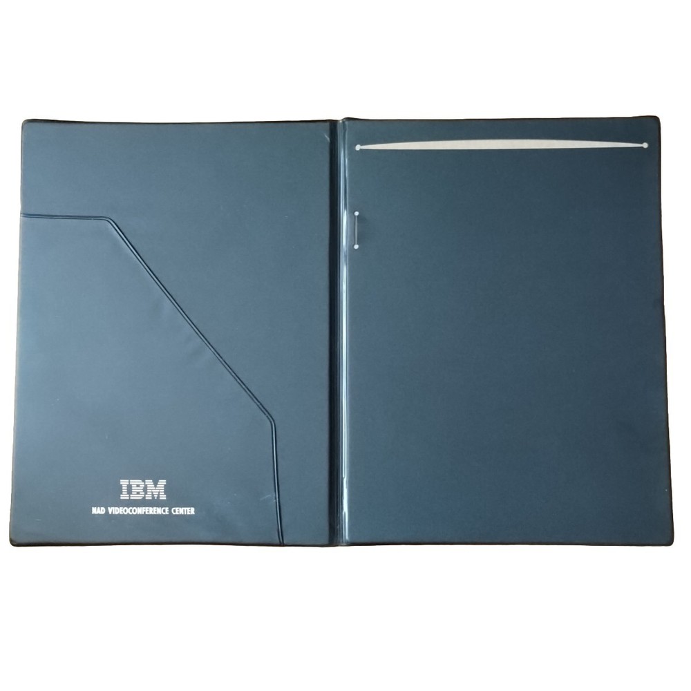 Vtg Business IBM NAD VIDEOCONFERENCE CENTER Notepad Document Holder-Folder HTF